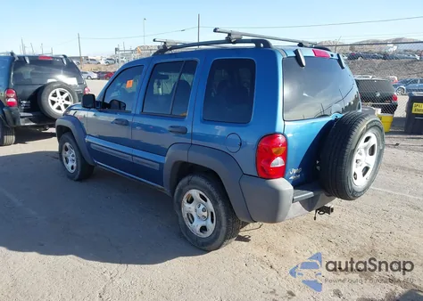 2004 Jeep Liberty Sport из США, поврежденный, VIN 1J4GL48K64W187874